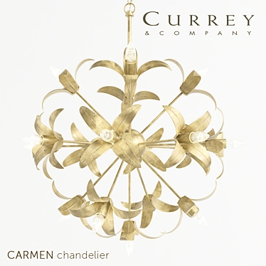 Chandelier Currey & Company Carmen