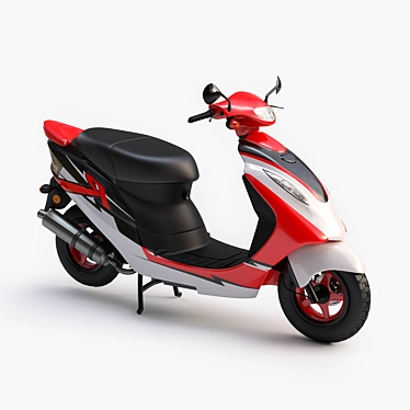 IRBIS R50: Compact and Powerful Scooter 3D model image 1 