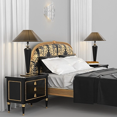 Salda Bedroom Set 3D model image 1 