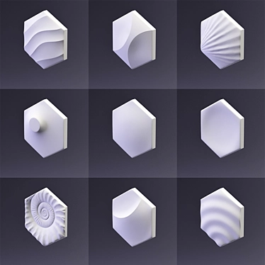 Interactive Elementary HEKSA Panel 3D model image 1 