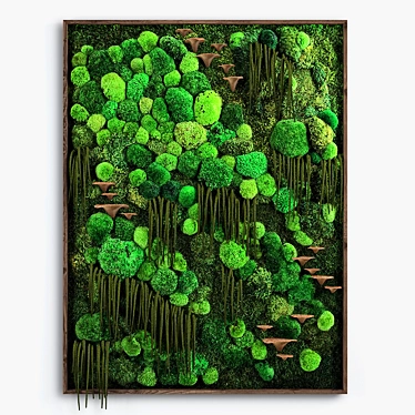 Mystic Moss Forest Panel 3D model image 1 