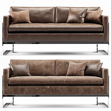 Sleek Grisham Apartment Sofa 3D model image 1 