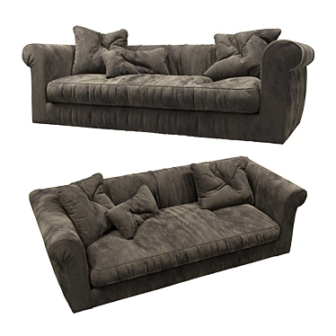 Baxter Alfred Sofa: Italian Elegance for Your Home 3D model image 1 