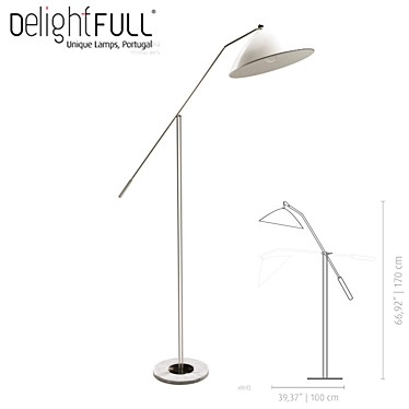 Modern Floor Lamp for Stylish Interior 3D model image 1 