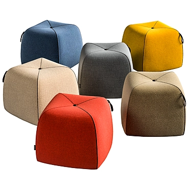 Luxuriously Stylish Koleksiyon Suri Pouf 3D model image 1 