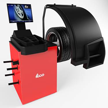 TECO 68 Tire Changer - Efficient and Reliable 3D model image 1 