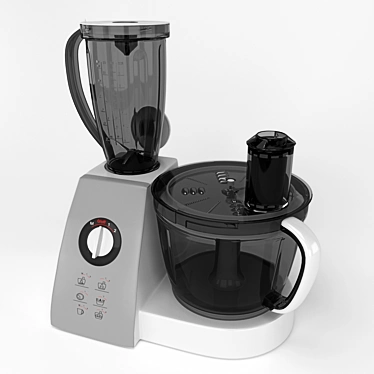 Versatile Food Processor - Simplify Your Kitchen Tasks 3D model image 1 