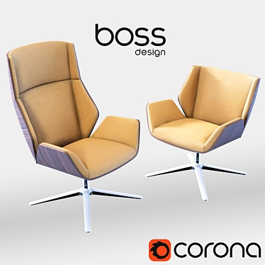 Armchairs Boss Design Kruze Lounge High & Low Back