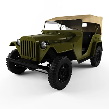 GAZ 67 - Rugged Off-Road Vehicle 3D model image 1 