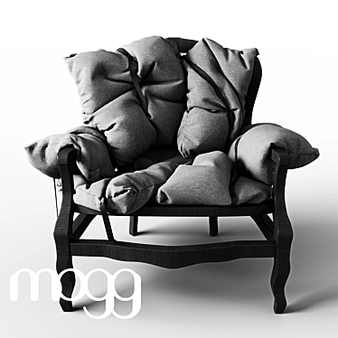 Contemporary Comfort: Mogg 7 Pillows 3D model image 1 