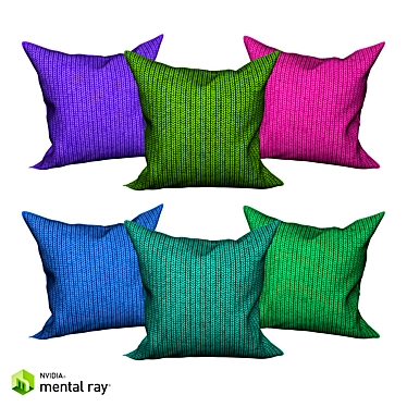 Stylish 450x500 mm Decorative Pillows 3D model image 1 