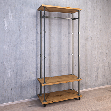 Fairbanks Water Pipe Cabinet 3D model image 1 