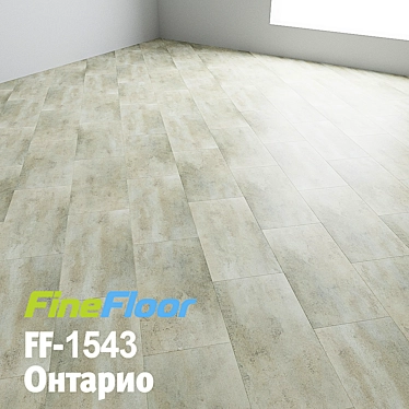 OM Quartz Stone FF-1543: Luxury Vinyl Floor 3D model image 1 