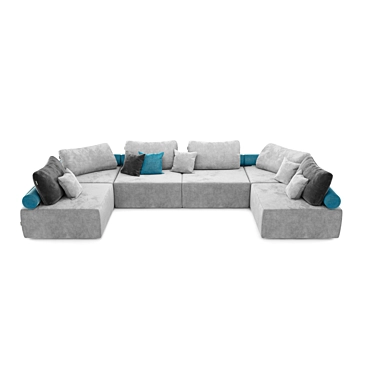 Modular Sofa System: OM Playmodul Nord 3D model image 1 