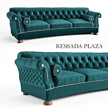 Modular Plasa Sofa by Kessada 3D model image 1 