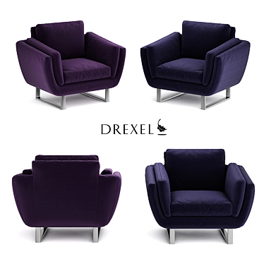 Modern Comfort: Drexel Select Chair 3D model image 1 