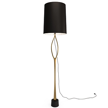 Modern Dash Floor Lamp 3D model image 1 