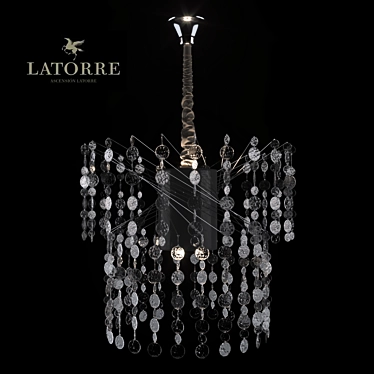 Elegant Latorre Art Chandelier 3D model image 1 