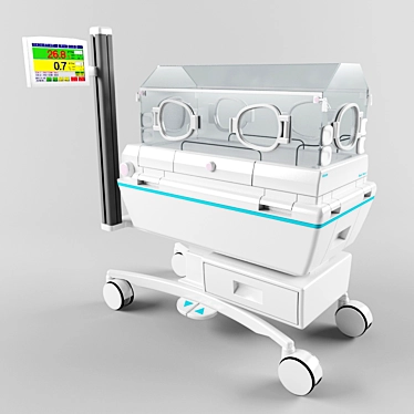 Atom Medical Dual Incu: Advanced Reanimation and Care 3D model image 1 