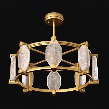 Elegant Paladino Art Lamp 3D model image 1 