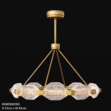 Elegant Allison Paladino Table Lamp 3D model image 1 