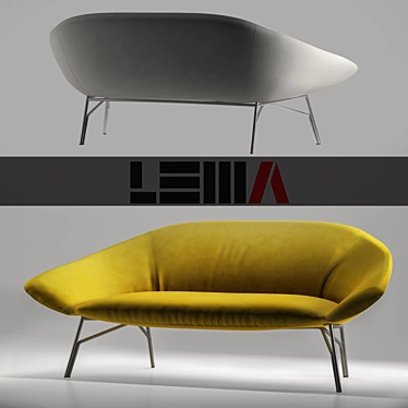 Elegant LENNOX Sofa | Luxurious Design 3D model image 1 