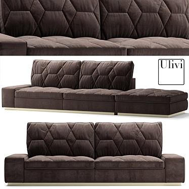 Ulivi Cesar Sofa 3D model image 1 