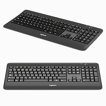 Effortless Efficiency: Logitech K800 3D model image 1 