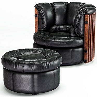 Tropical Oasis Armchair Set 3D model image 1 