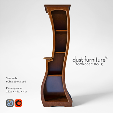 Dust furniture - Bookcase no. 5