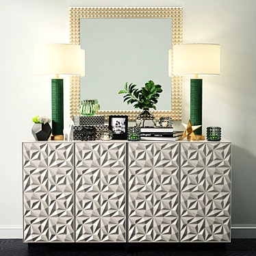 Modern Sideboard Set: Roche Bobois, Cattelan Italia, Willa Interiors 3D model image 1 