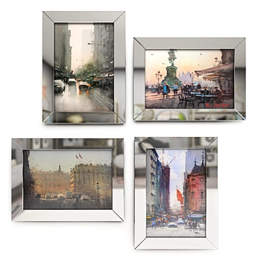 Joseph Branco's Picture Frame Set  3D model image 1 