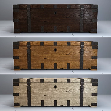 Restoration Hardware Heirloom Chest 3D model image 1 