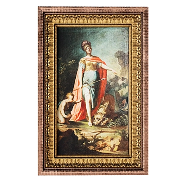 Title: Classic Masterpiece: Impressionist Painting 3D model image 1 