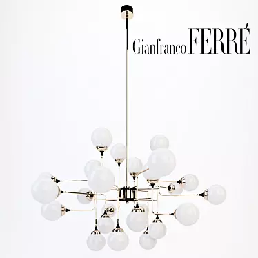 Luxurious "KALLIOPE" Chandelier - 24-Light Elegance 3D model image 1 