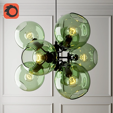 Pholc Tage Pendant: Brilliant Lighting 3D model image 1 