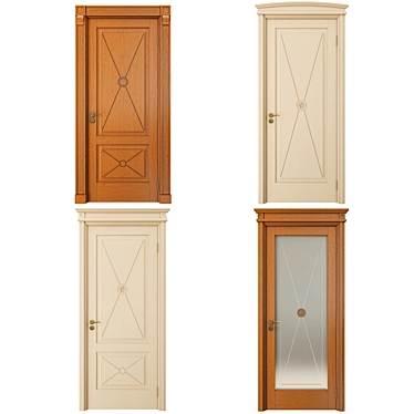 Elegant Legnoform Le Cifre Doors 3D model image 1 