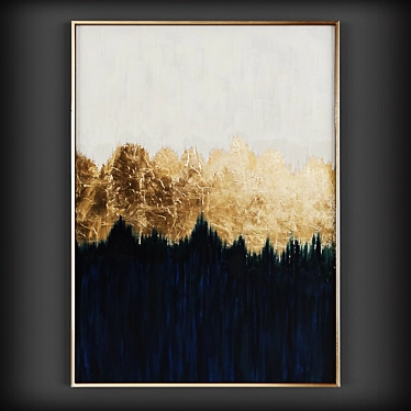 Art Collection: Melange, Golden Caves, Off White Starry Night 3D model image 1 