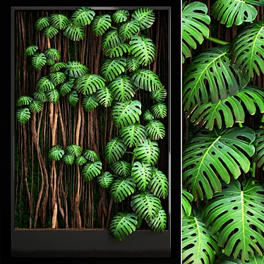 Monstera Fytowall: Vertical Garden Masterpiece 3D model image 1 
