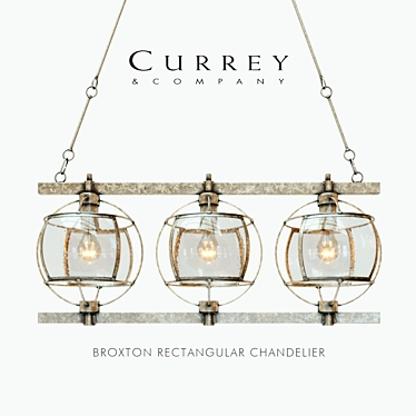 Currey & Company BROXTON RECTANGULAR CHANDELIER