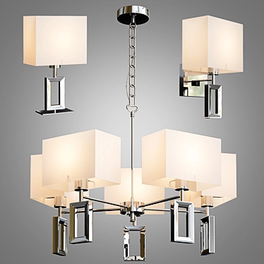 Futuristic Odeon Atolo Light 3D model image 1 