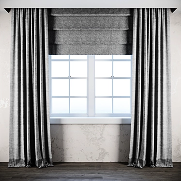 Gray curtains