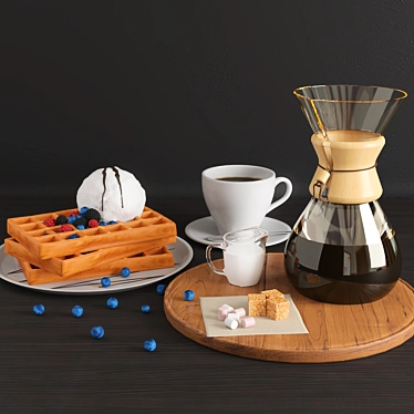 Caffeine Delight Set 3D model image 1 