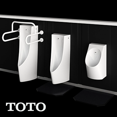 Toto Urinal Collection 3D model image 1 