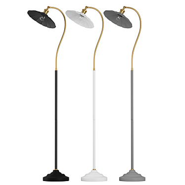 Stylish London Floor Lamp 3D model image 1 