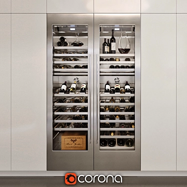 Gaggenau RW 464 Wine Fridge 3D model image 1 