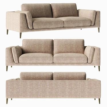 Ferdinand Modern Contemporary Sofa 3D model image 1 