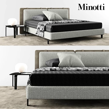 Bed Minotti Tatlin "Soft"