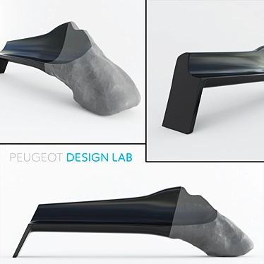 Peugeot Onyx Sofa | Contemporary Elegance 3D model image 1 