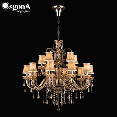 Nativo Osgona Crystal Chandelier 3D model image 1 